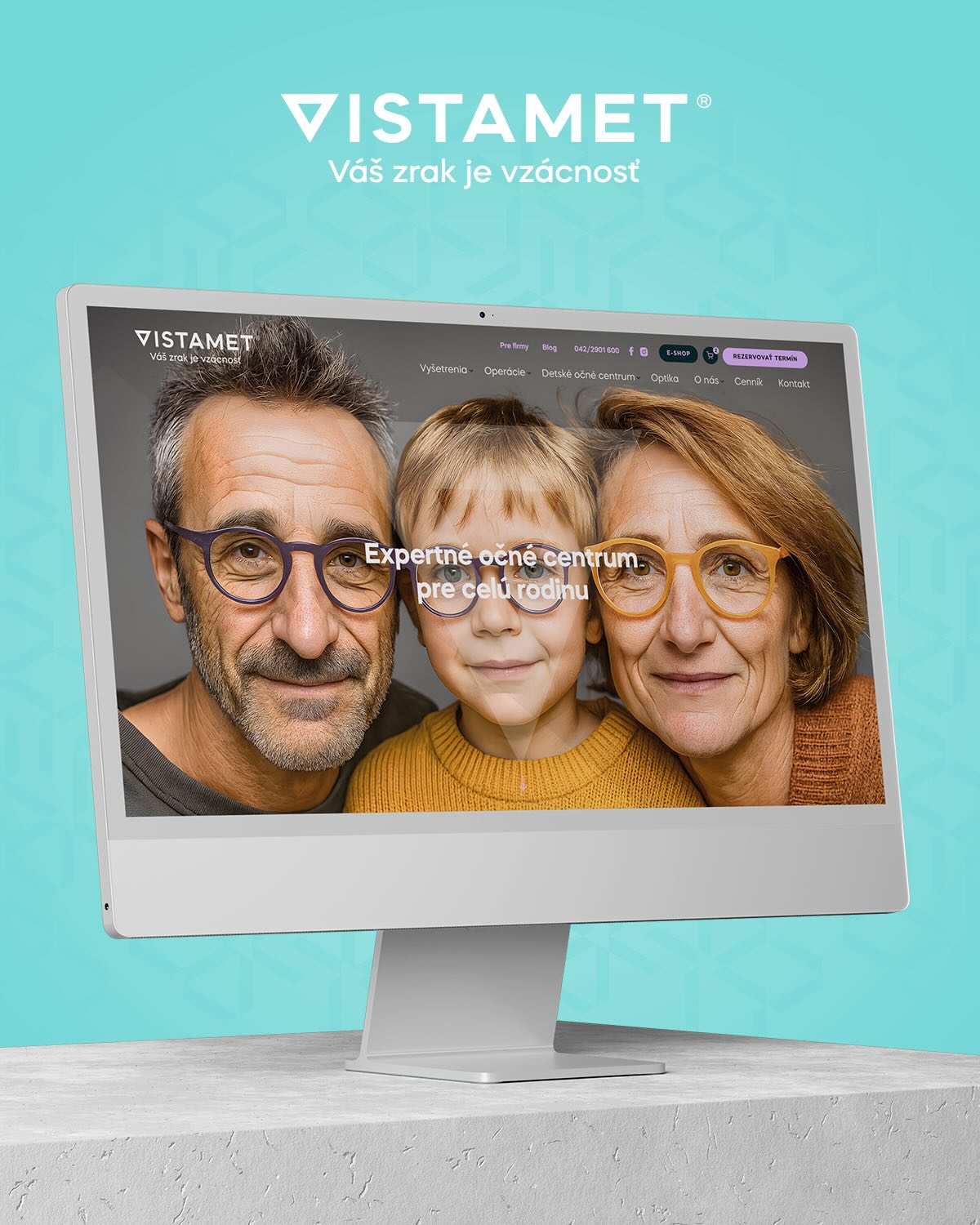 S radosťou vám predstavujeme náš úplne nový web 🌐✨Dali sme si záležať, aby bol rovnako štýlový a precízny ako služby v našej ponuke. Odteraz nás nájdete v novom digitálnom šate, ktorý vám uľahčí cestu k zdravému zraku.
Čo na našom novom webe nájdete?
👉 Prehľadné portfólio našich služieb a vyšetrení.
👉 Recenzie a galériu
👉 Jednoduchú navigáciu, s ktorou nájdete presne to, čo vaše oči potrebujú.
Kliknite, skrolujte a objavujte svet VISTAMET z pohodlia domova. Tešíme sa na vašu návštevu v online aj offline svete! 🖥️👓
Link na web: https://www.vistamet.sk