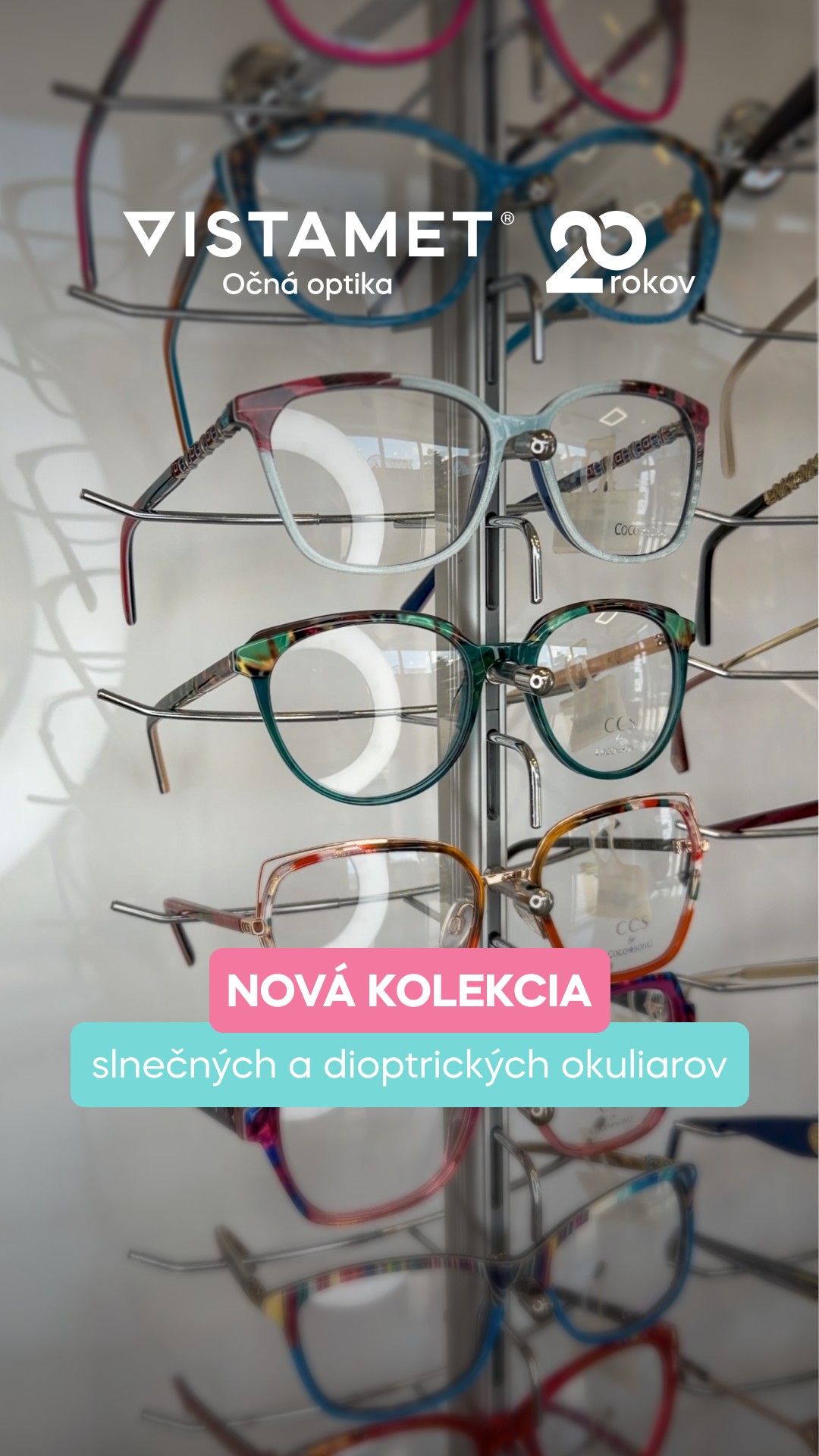Leto je v plnom prúde a naše regály vo VISTAMET práve zaplavili tie najhorúcejšie novinky. Či už hľadáte ikonické slnečné okuliare, ktoré dotvoria váš letný outfit, alebo štýlové dioptrické rámy pre ostrý look do officu, u nás si prídete na svoje. 🕶️👓

Prinášame vám svetové trendy, nekompromisnú kvalitu a certifikovanú ochranu. ☀️